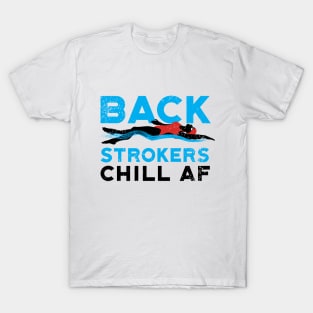 Womens Backstroke Chilled AF Swim T-Shirt